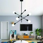 6 Light Sputnik Chandelier Aslam Lighting 8