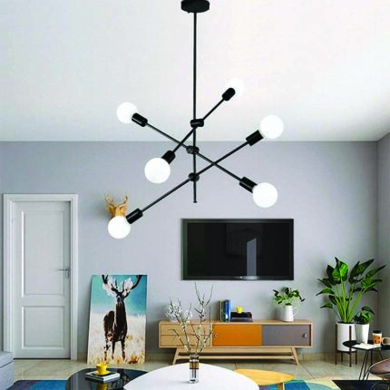 6 Light Sputnik Chandelier Aslam Lighting 8