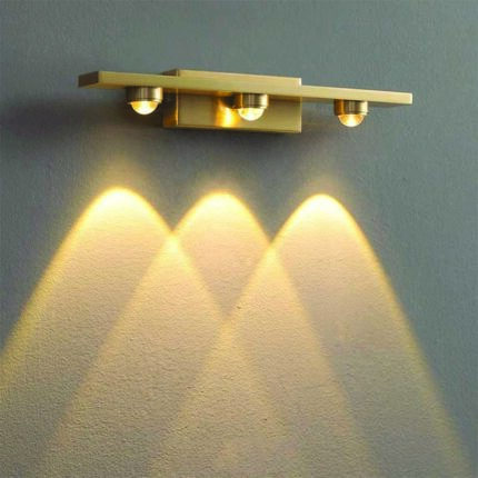 LED Cob Golden Body Wall Light Aslam Lighting 03