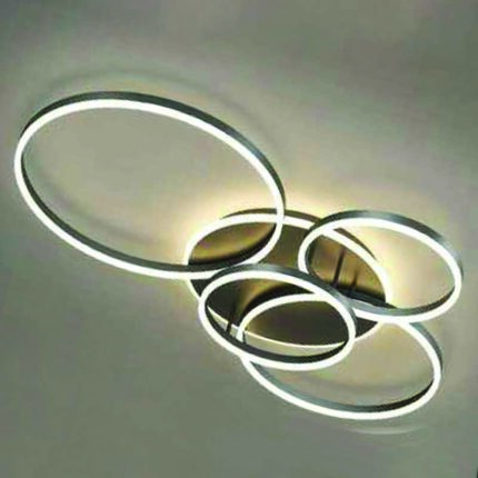Metal Circle Contemporary LED Lamps Aslam Lighting 01