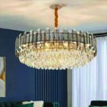 Minimalism Crystal Chandelier Aslam Lighting 01