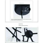 Modern Glass Ball Molecular Tree Chandelier Aslam Lighting 01