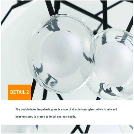 Modern Glass Ball Molecular Tree Chandelier Aslam Lighting 07