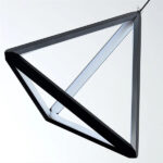 Nordic Black Triangle Hanging Lamp 1