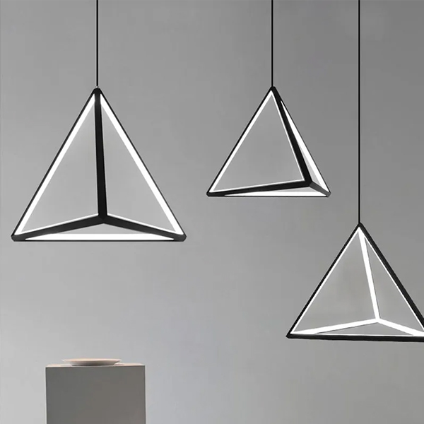 Nordic Black Triangle Hanging Lamp 2 Nordic Black Triangle Hanging Lamp 2