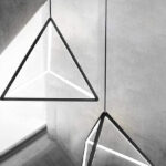 Nordic Black Triangle Hanging Lamp 4