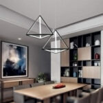 Nordic Black Triangle Hanging Lamp 6