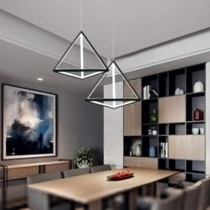 Nordic Black Triangle Hanging Lamp 6