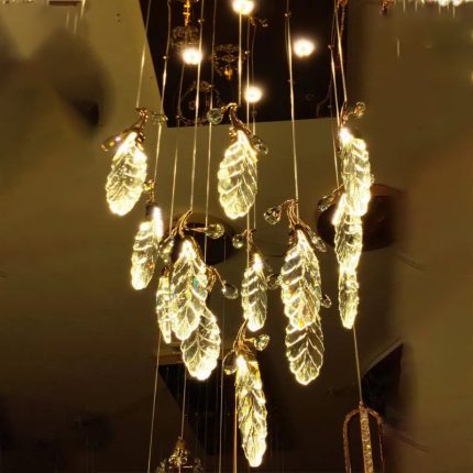 851910 LED Crystal Chandelier aslamlightingpro