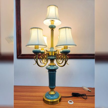 3 head vintage turkish bedside lamp