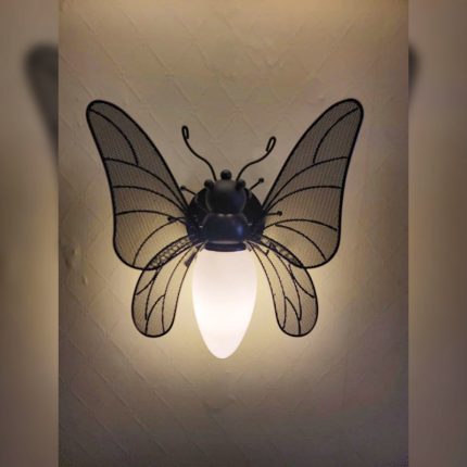 led butterfly brushed wall mount copy