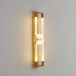 led gold long acrylic tube wall light 1 aslam lighting pro