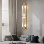 led gold long acrylic tube wall light 2 aslam lighting pro