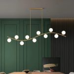 minimalist wavy ceiling pendant 2 aslam lighting pro