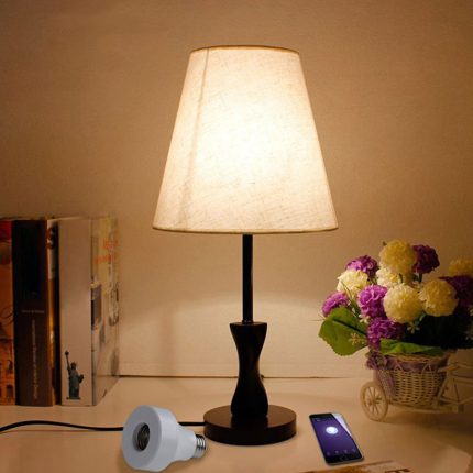 simple wood table lamp aslam lighting pro