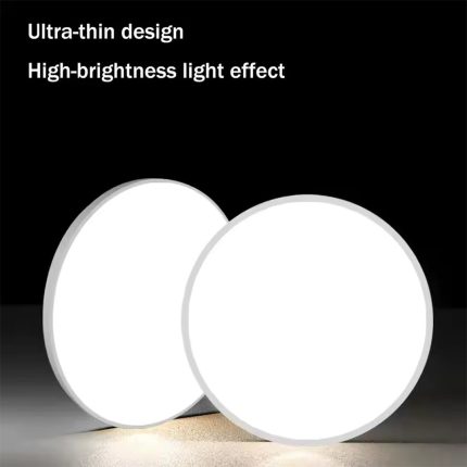 8W Round LED Surface Panel Light White 01 aslamlightingpro