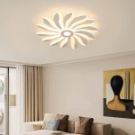Modern LED Flower Shape Ceiling Light 03 aslamlightingpro